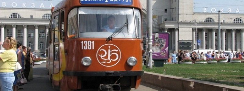 В Днепре на 2 дня трамвай №1 изменит маршрут