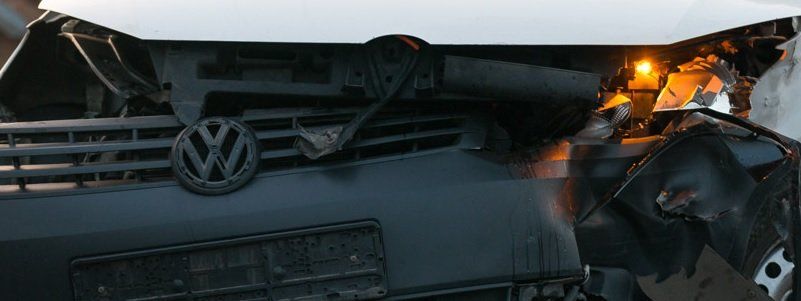 В Днепре столкнулись Chevrolet и Volkswagen: образовалась пробка