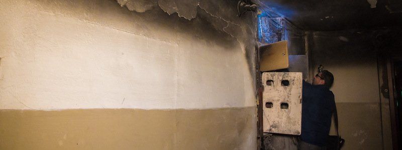 На Рабочей подъезд остался без света из-за пожара