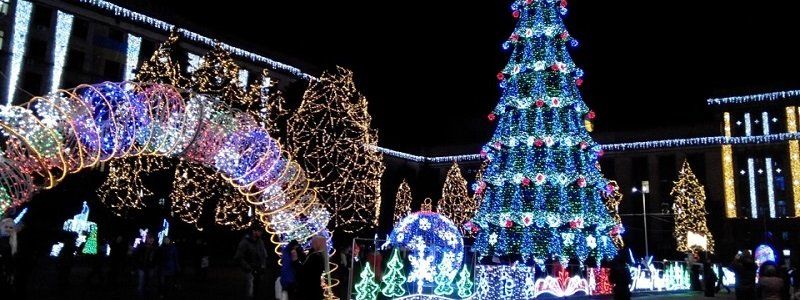 Стало известно, когда демонтируют главную елку Днепра