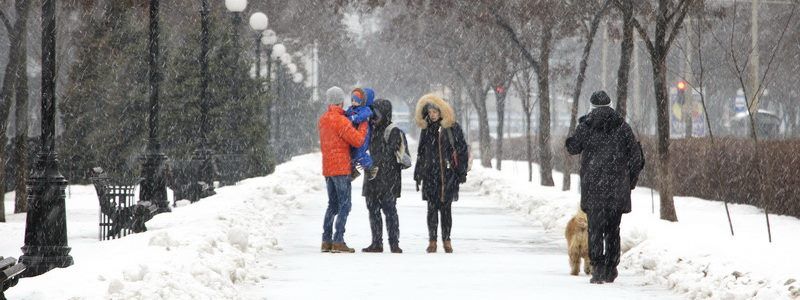 Погода на 19 января: в Днепре будет мелкий снег