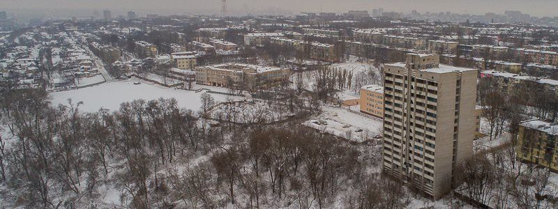 Как выглядит дом-призрак в Рыбальской балке с высоты