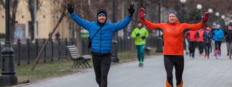 «Кофейные бегуны»: в Днепре состоялась субботняя пробежка