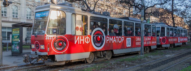 В Днепре из-за непогоды трамваи и троллейбусы ходят с перебоями