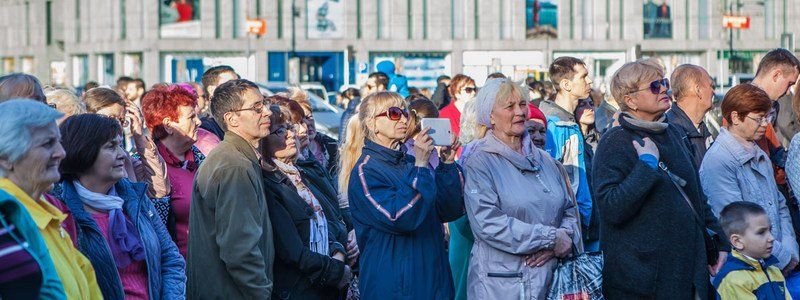 В центре Днепра прошло праздничное служение с участием 9 христианских течений