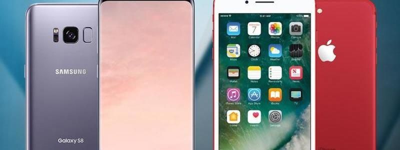 iPhone 7 (plus) или SAMSUNG Galaxy S8 (plus) - сравнительный обзор