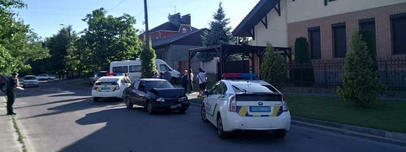 В Днепре коммунальщики устроили погоню за водителем, который скрылся с места ДТП