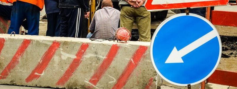 В Днепре временно сузят проспект Богдана Хмельницкого