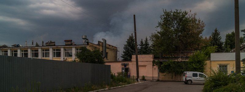 В Днепре сгорел склад мясокомбината