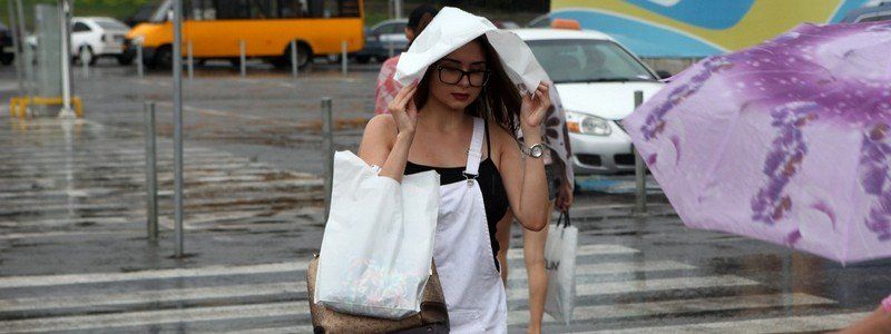 Спасительная прохлада: в Днепре пошел дождь