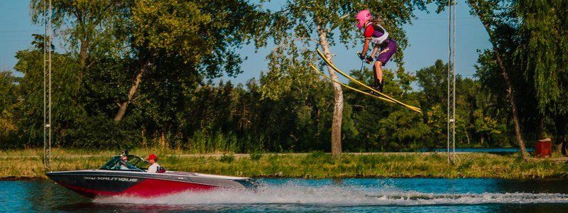 В Днепре прошел второй день Чемпионата Европы по воднолыжному спорту