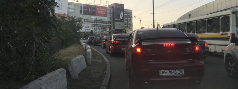 На Новом мосту образовалась большая «пробка»
