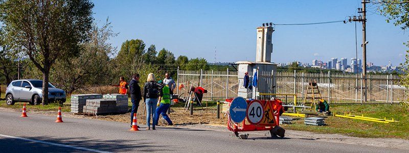 На Левом берегу Днепра устанавливают новые остановки