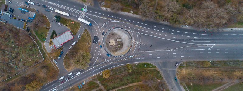 В Днепре завершаются работы по перепланировке «кольца» на Запорожском шоссе