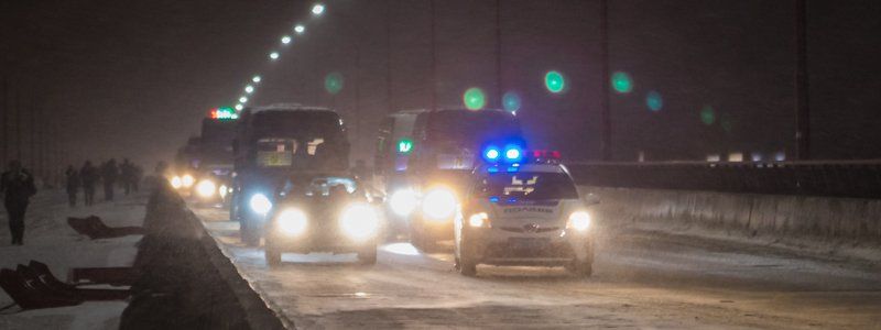 В Днепре на Новом мосту случились 2 ДТП