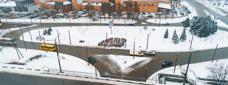 В Днепре продолжают ставить опоры для нового троллейбусного маршрута на ж/м Солнечный