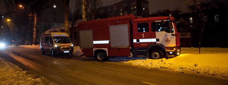 В Днепре на Гончара горел частный дом