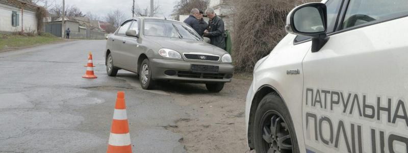 В Днепре на улице Доблестной Daewoo Sens сбил пенсионера на велосипеде