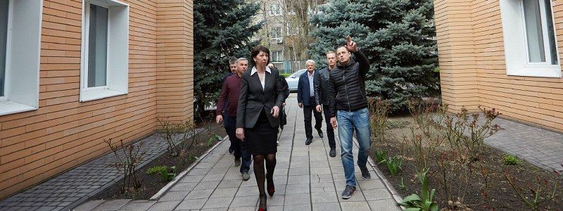 В Каменском заканчивают реконструкцию Территориального центра социальной помощи