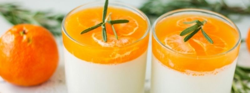 Полезные и вкусные рецепты: как приготовить имбирно-мандариновую панна-коту
