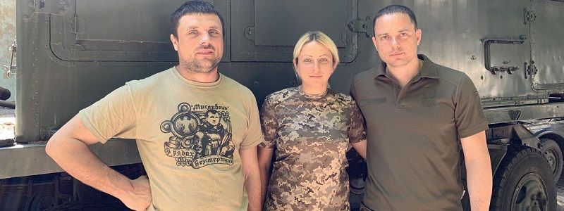 Мэр Каменского в очередной раз побывал на передовой