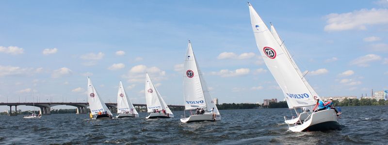 В Днепре прошел второй этап яхт-кубка MIR CUP 2019