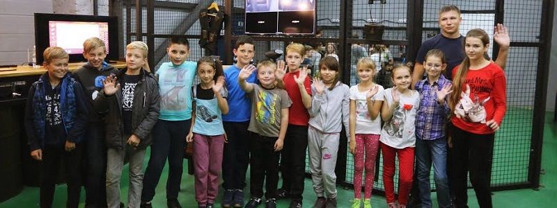 Юные днепряне соревновались в лазерных боях