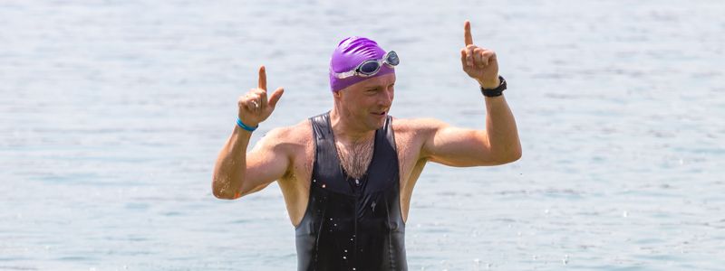 В Днепре впервые прошел аквамарафон Dnipro Swim Race