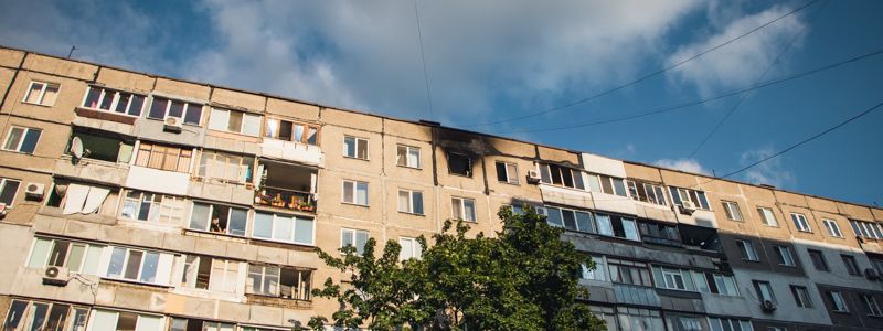 В Днепре на Победе сгорела квартира