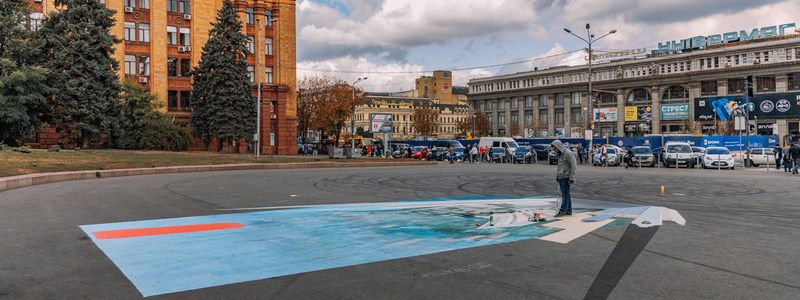 В центре Днепра появится 3D карта ATB Dnipro Marathon