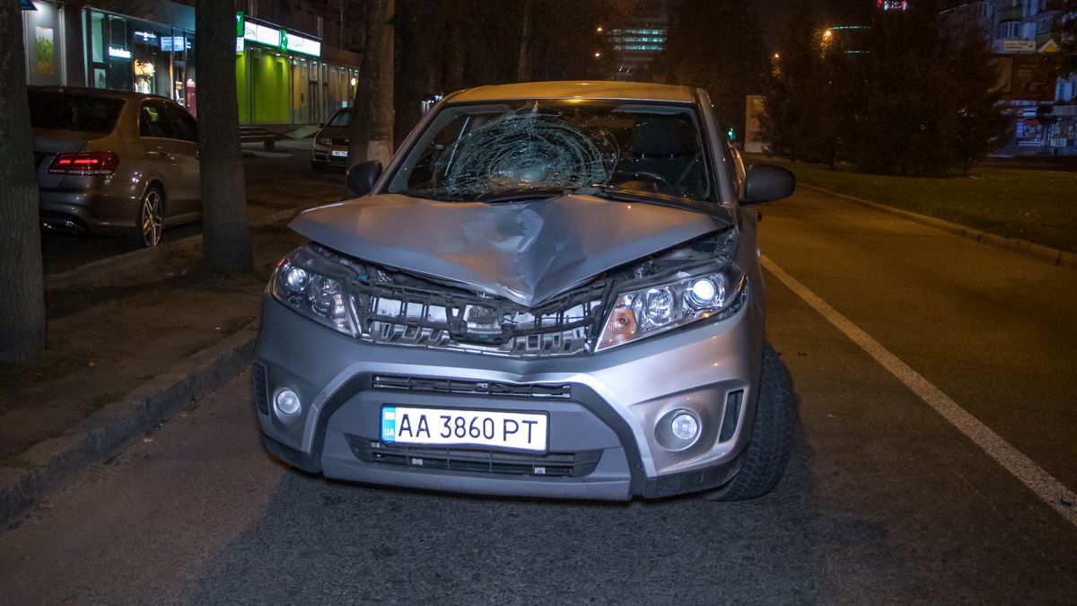 В Днепре на Гагарина Suzuki сбил парня