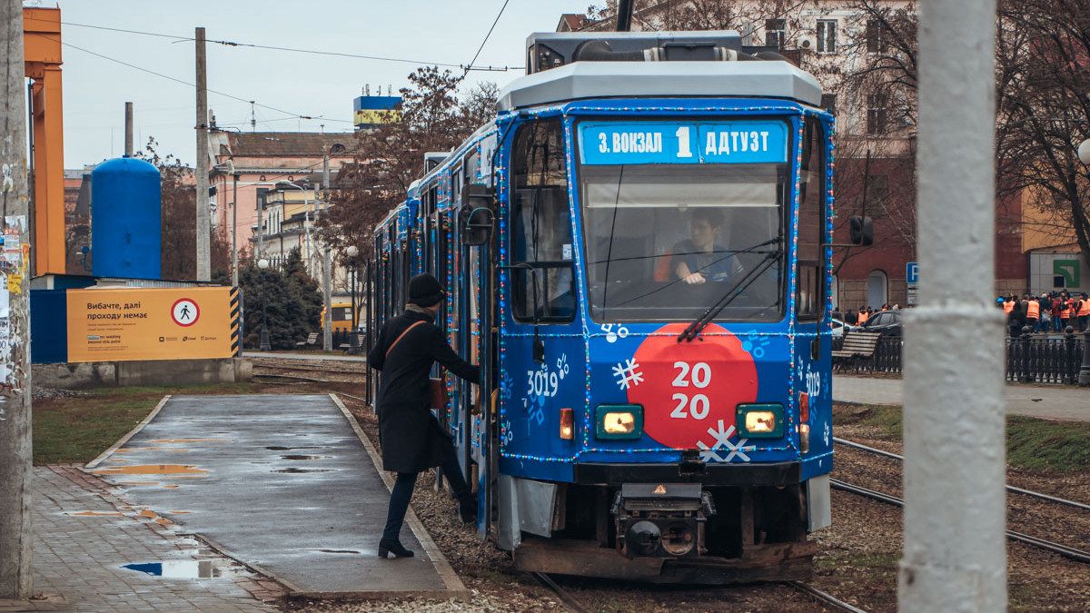 В Днепре трамвай №1 временно изменит движение