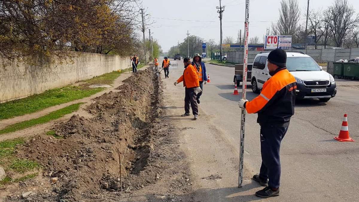 В Днепре на Игрени ремонтируют четыре улицы