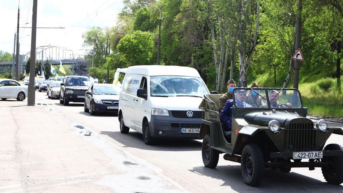 Вилкул в честь 9 Мая организовал в Днепре масштабный автопробег