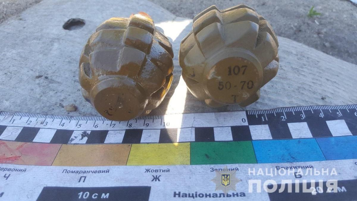 В Днепропетровской области мужчина торговал боевыми гранатами