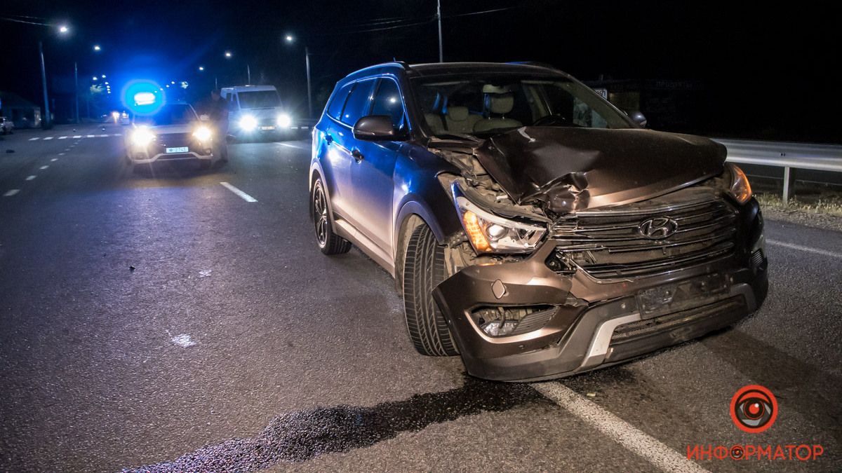 Под Днепром на Полтавском шоссе Hyundai насмерть сбил мужчину на пешеходном переходе