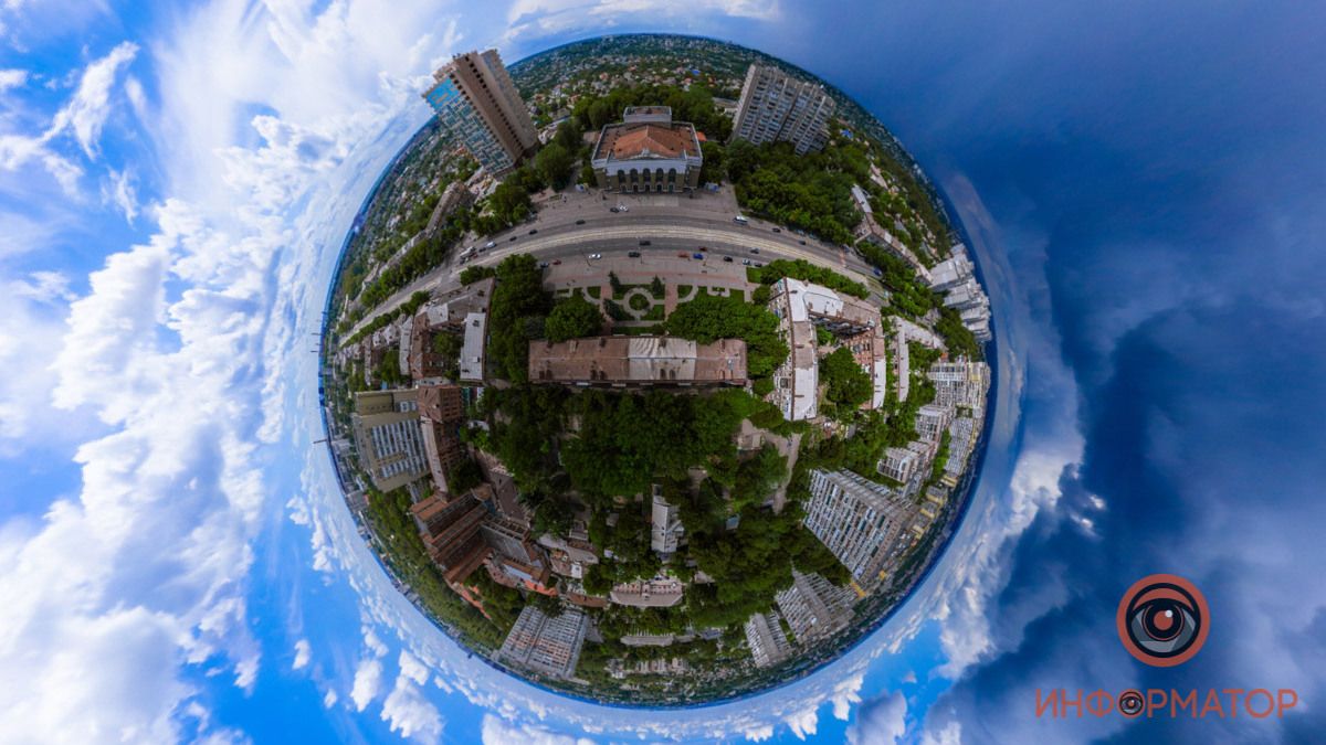 Люби Днепр на все 360: как выглядит город в необычном ракурсе