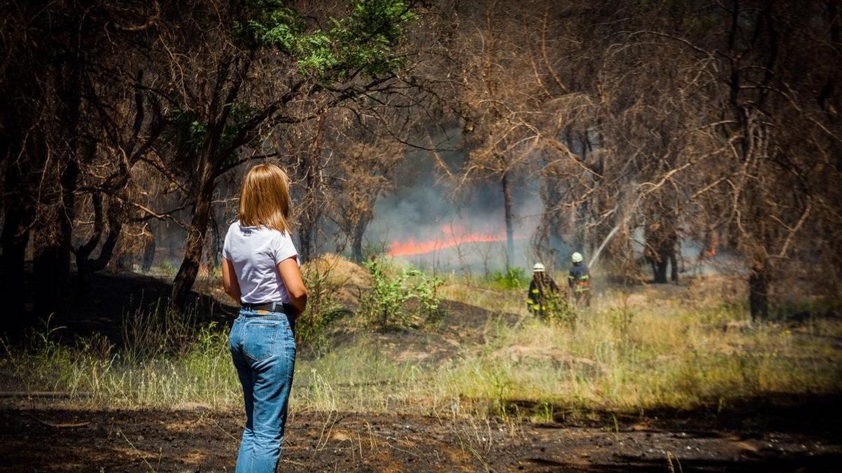 В Днепре из-за погоды увеличился риск возникновения пожаров