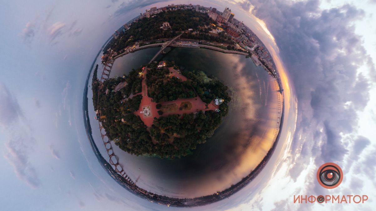 Люби Днепр на все 360: как выглядит город, если вывернуть его наизнанку