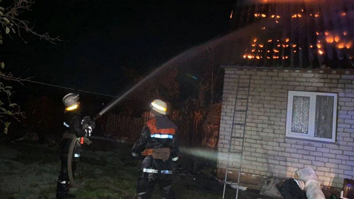 В Подгородном горел дачный дом