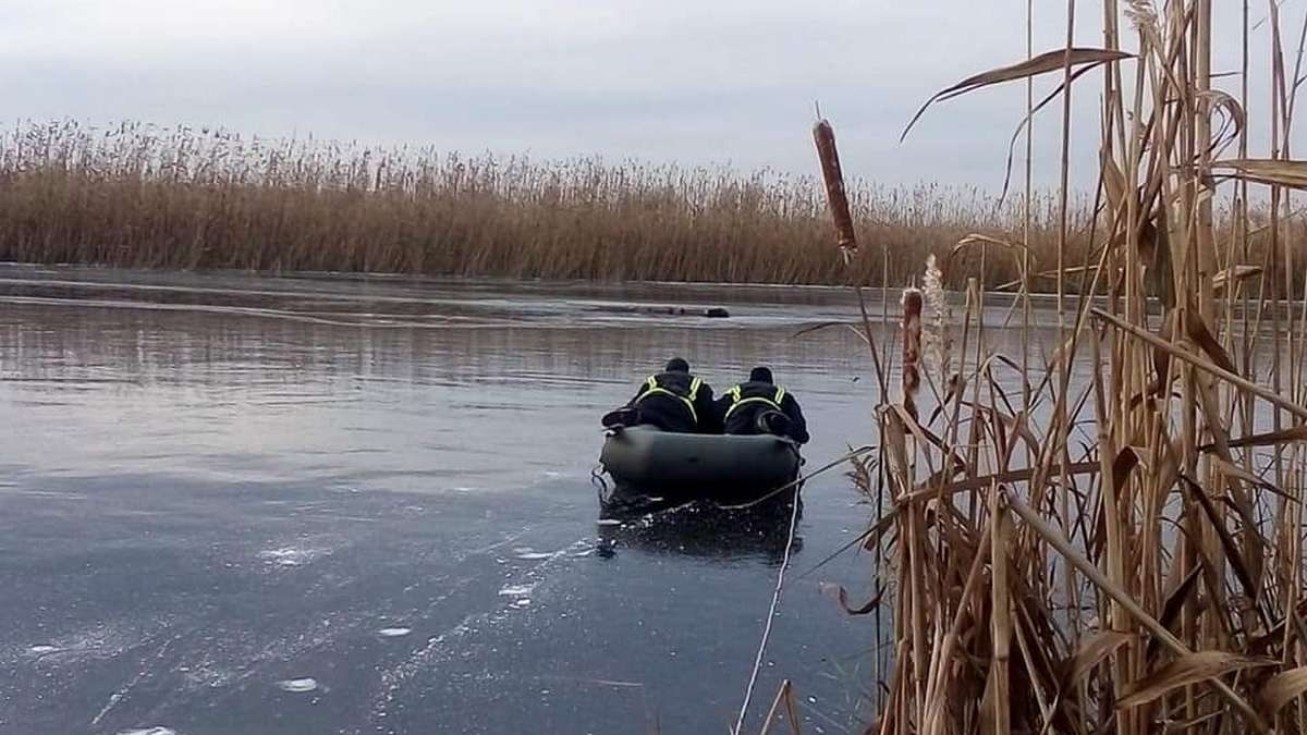 В Днепропетровской области рыбак провалился под лед и утонул