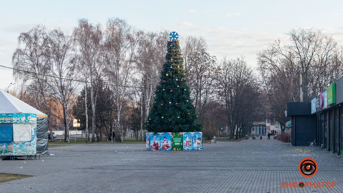 Как в Днепре выглядит безлюдный жилмассив Победа 1 января