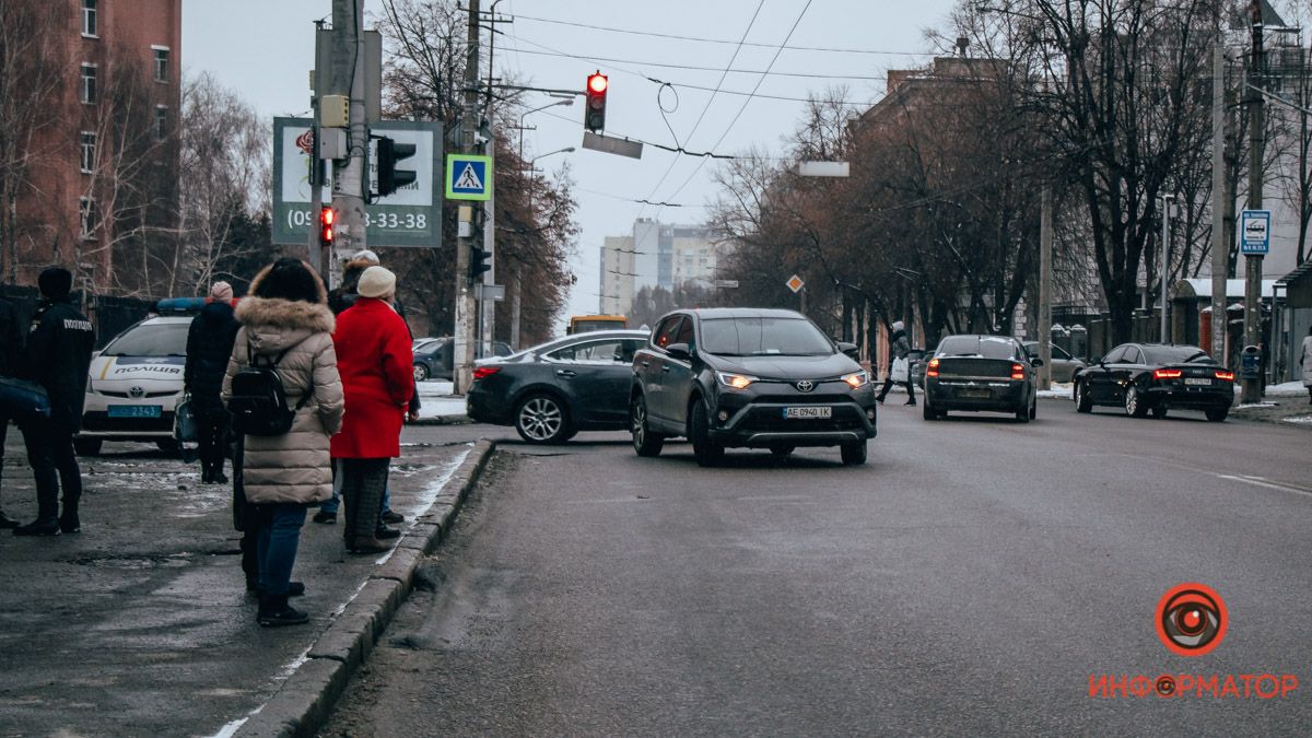 В Днепре на Гагарина Toyota сбила женщину