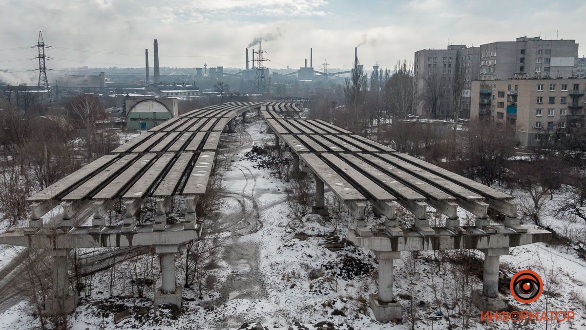 Как в Днепре выглядит недостроенная объездная возле Кайдакского моста