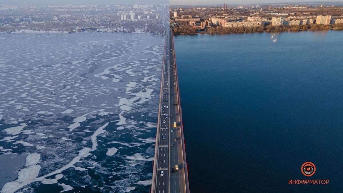 Зима VS весна: какой Днепр вам нравится больше