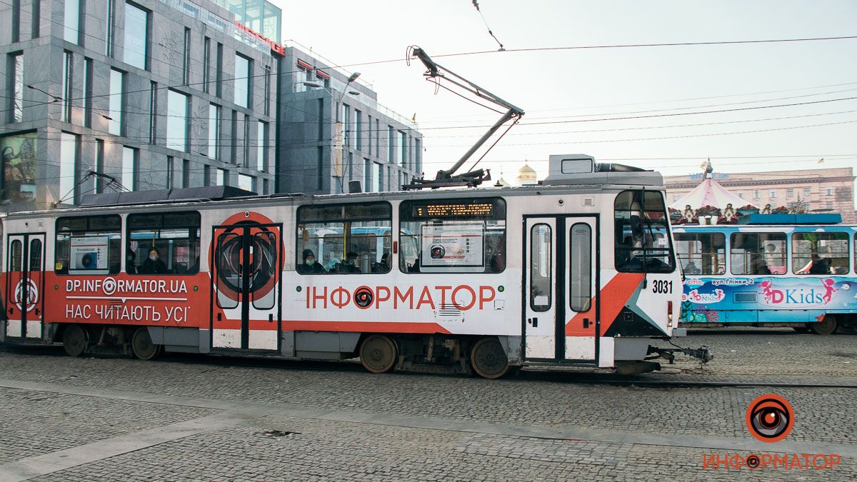 В Днепре трамвай №11 на два дня изменит маршрут движения