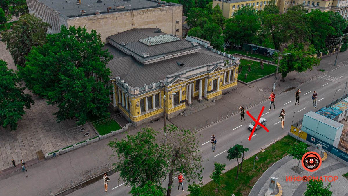 В центре Днепра проспект Яворницкого станет пешеходным