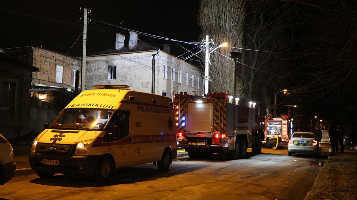 Женщина, пострадавшая в пожаре на Светлова в Днепре, умерла в больнице