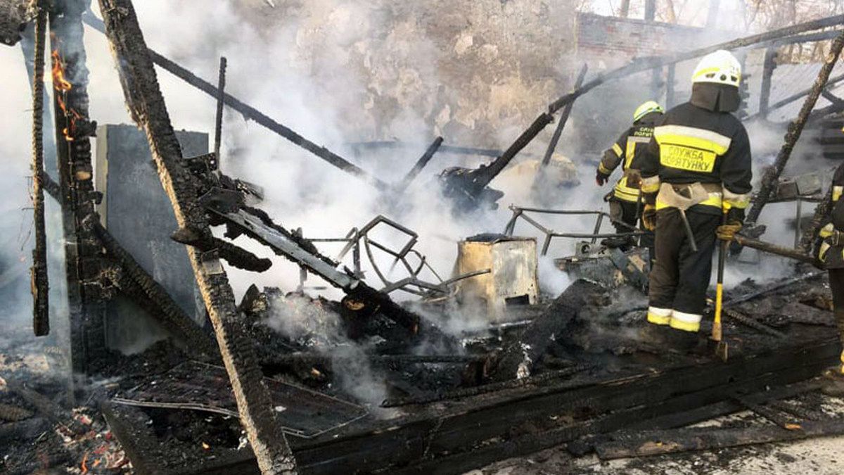 В Днепре случился пожар на улице Маланюка