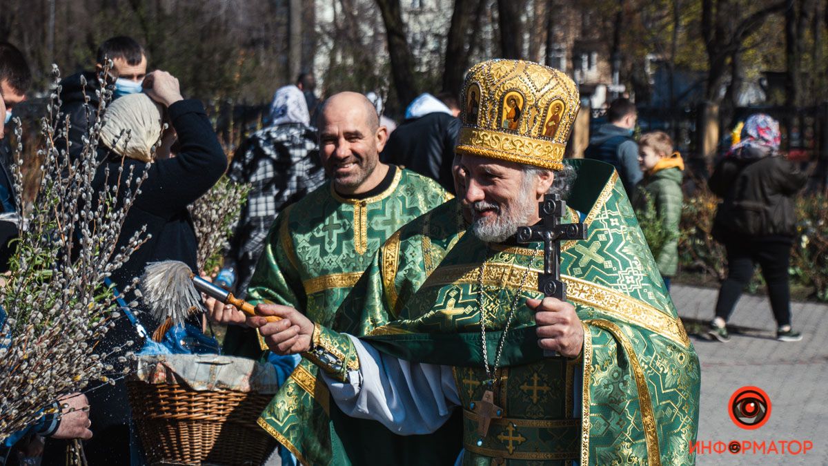 Как в Днепре проходит Вербное Воскресение